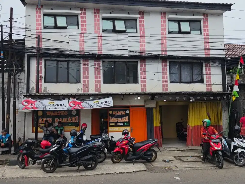 Dijual Ruko Gandeng 3 Lantai Jalan Raya Bogor Kandang Roda