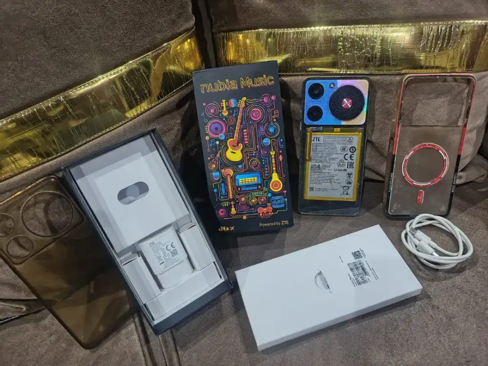 ZTE NUBIA MUSIC 4+4/128GB LKP MINUS LCD GANTIAN RETAK TC AMAN BISA TT