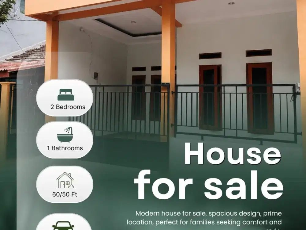 Forsale rumah nyaman di Dasana Indah selangkah ke Gading Serpong
