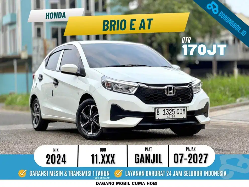 Honda Brio E CVT AT Putih Metalik 2024