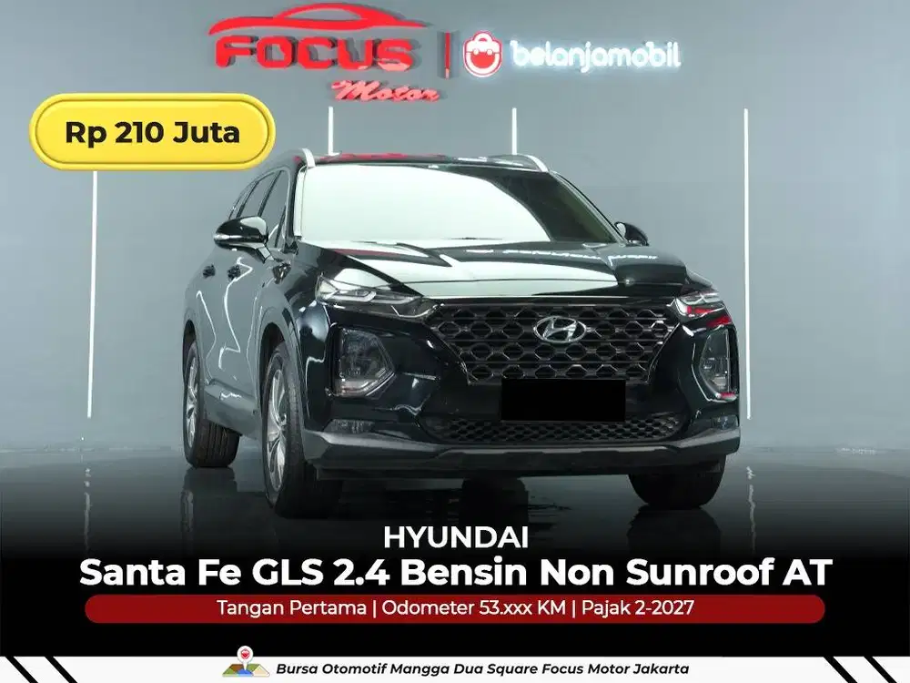 [ LOW KM ] Hyundai Santafe Santa Fe GLS 2.4 Bensin Non Sunroof 2018/20