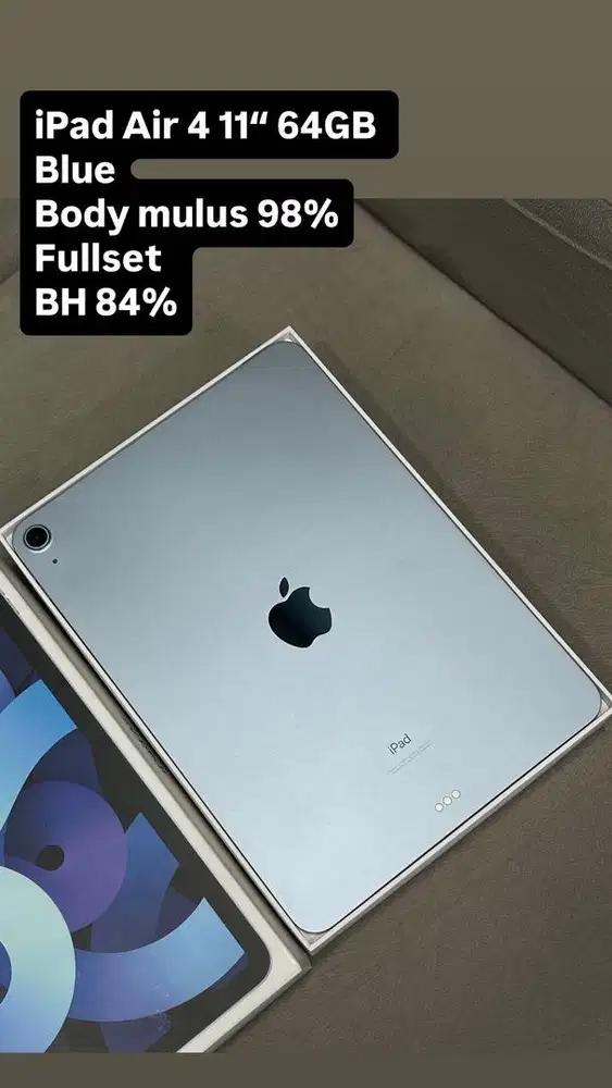 iPad Air 4 64GB Blue wifi only