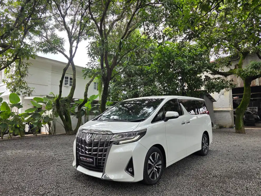 TOYOTA ALPHARD 2.5 G AT MATIC 2018 PUTIH ASTINA MOBI ISTIMEWA VELLFIRE