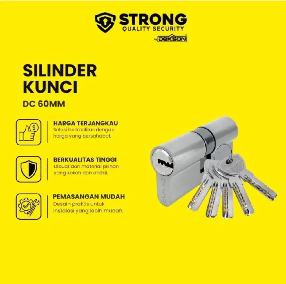 Silinder Kunci Strong (Baru tanpa kotak) BNOB