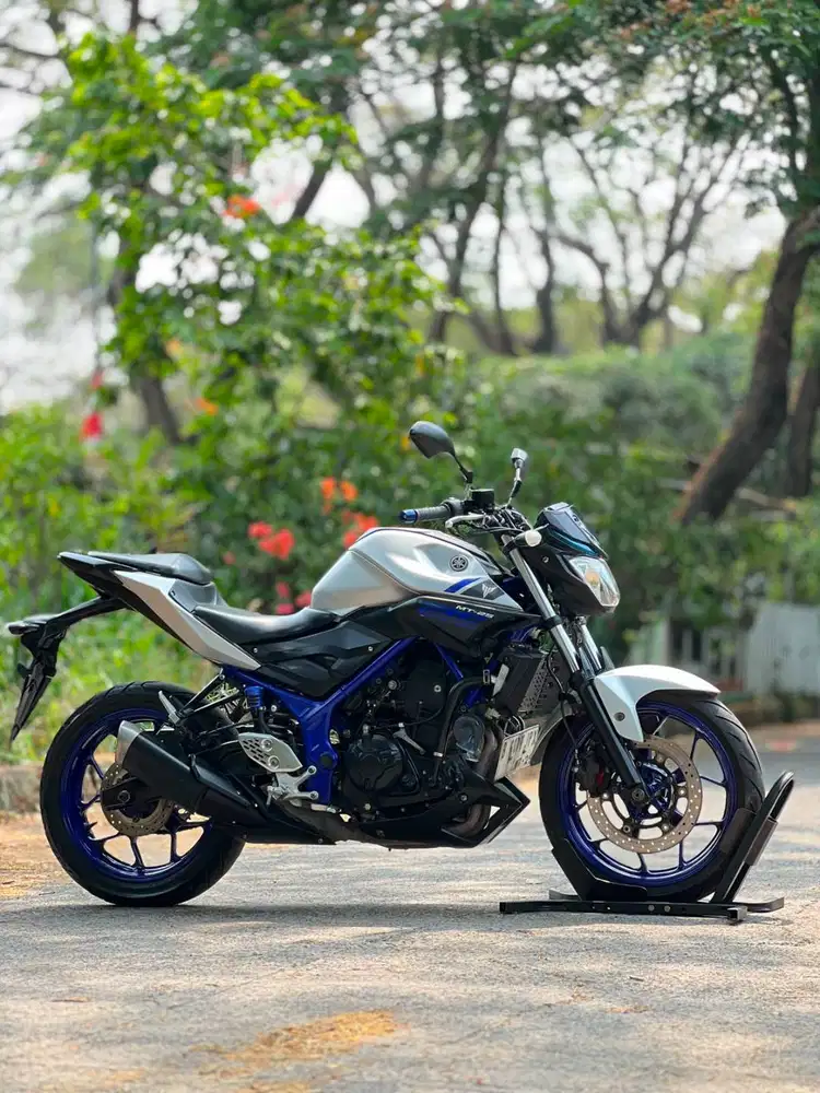 YAMAHA MT25 OLD SILVER 2015 KM LOW PAJAK PANJANG KAYAK BARU