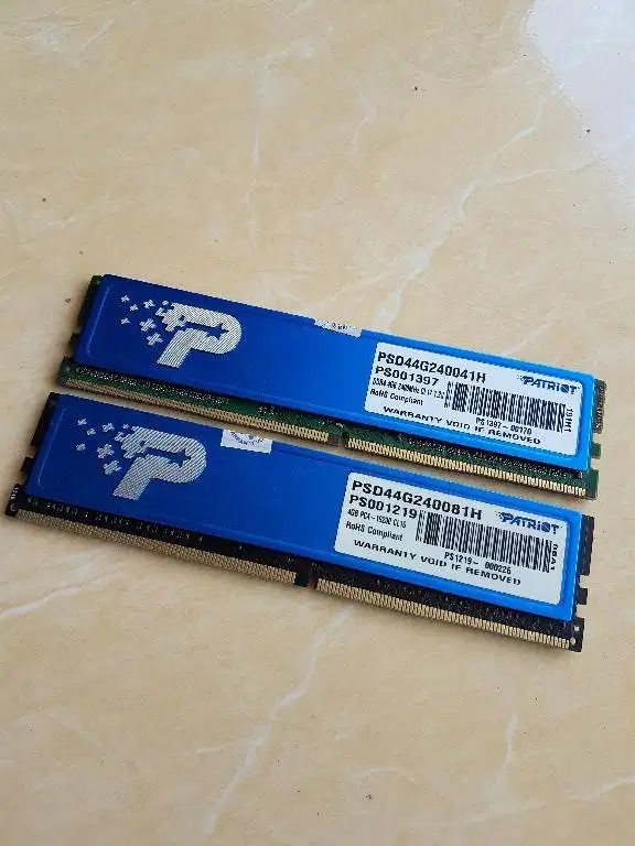 Ram DDR4 2x4gb 8GB Patriot PSD 2400Mhz Blue