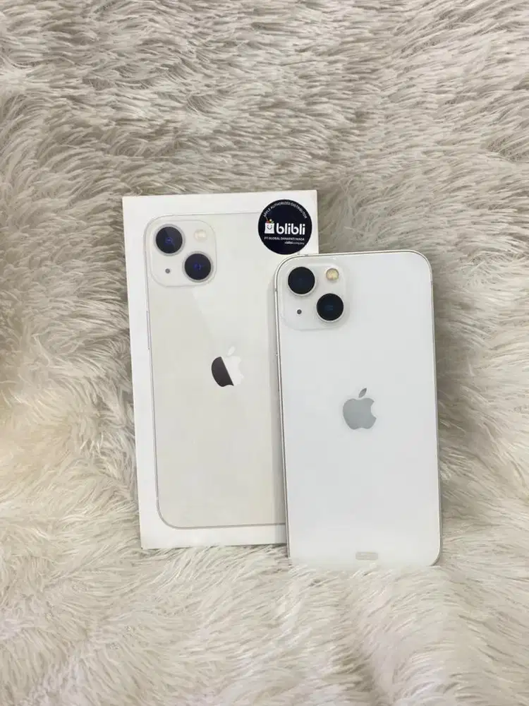 Iphone 13 128Gb Starlight ex ibox resmi fullset original #3Gcom