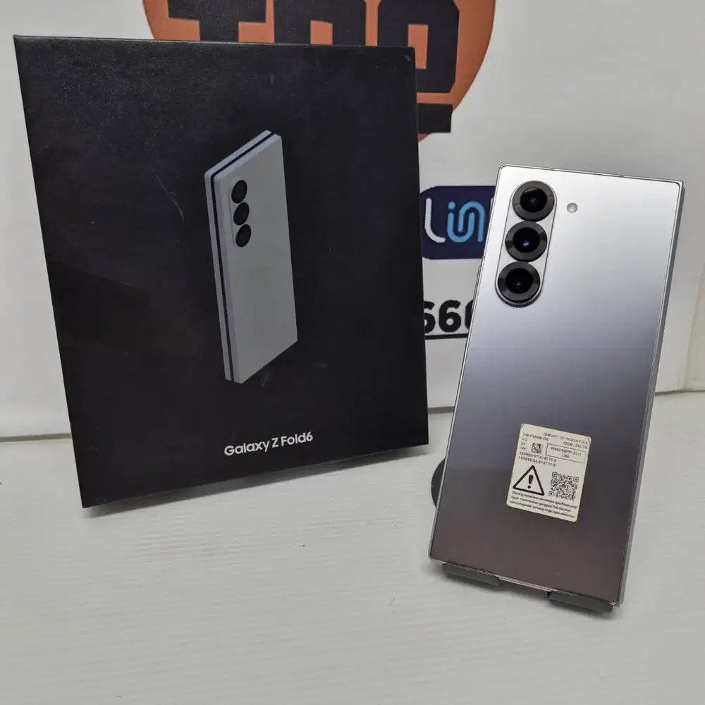 Samsung Z FOLD 6 12/256gb SILVER FULLSET Mulus No Minus LIKE NEW