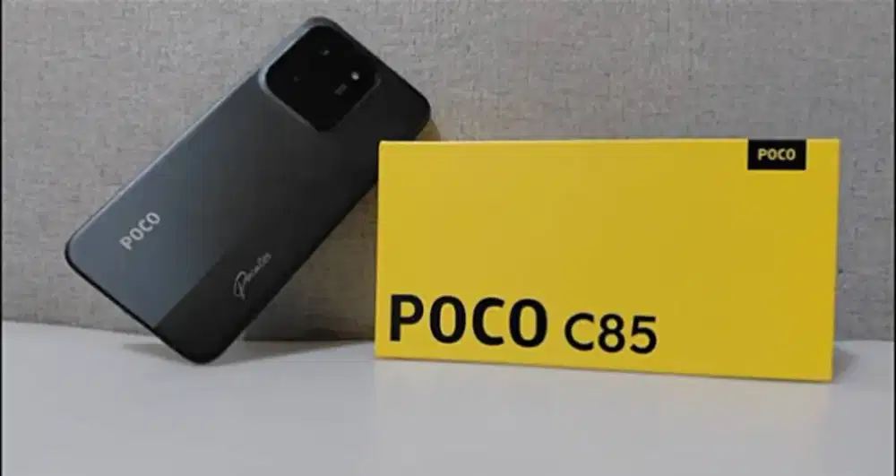 Hp Xiaomi Poco c85 6/128GB baru, Hitam
