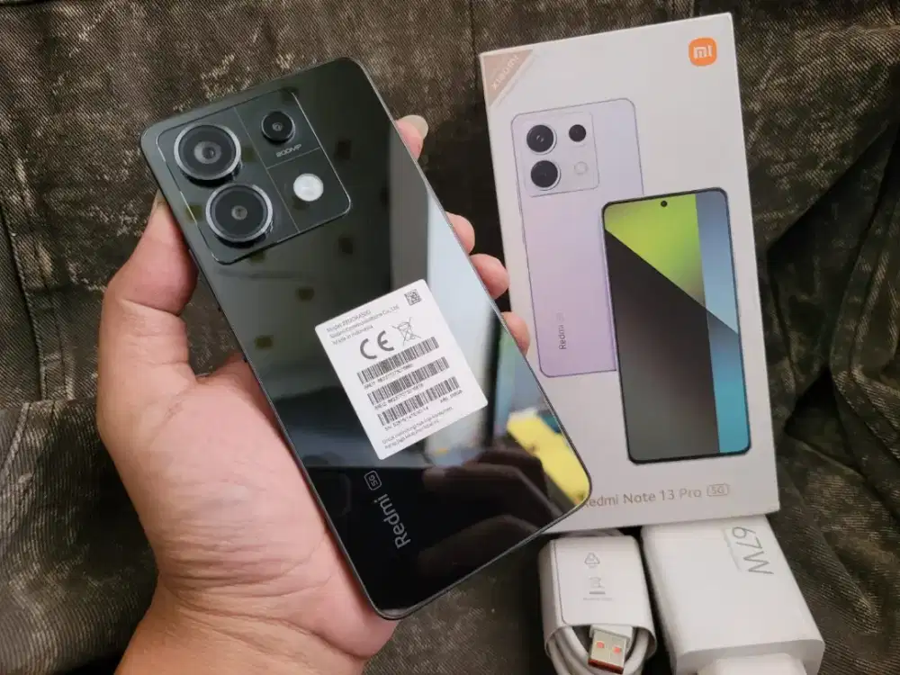 Redmi Note 13 pro 5G ram 8/256gb mulus terawat fullset original