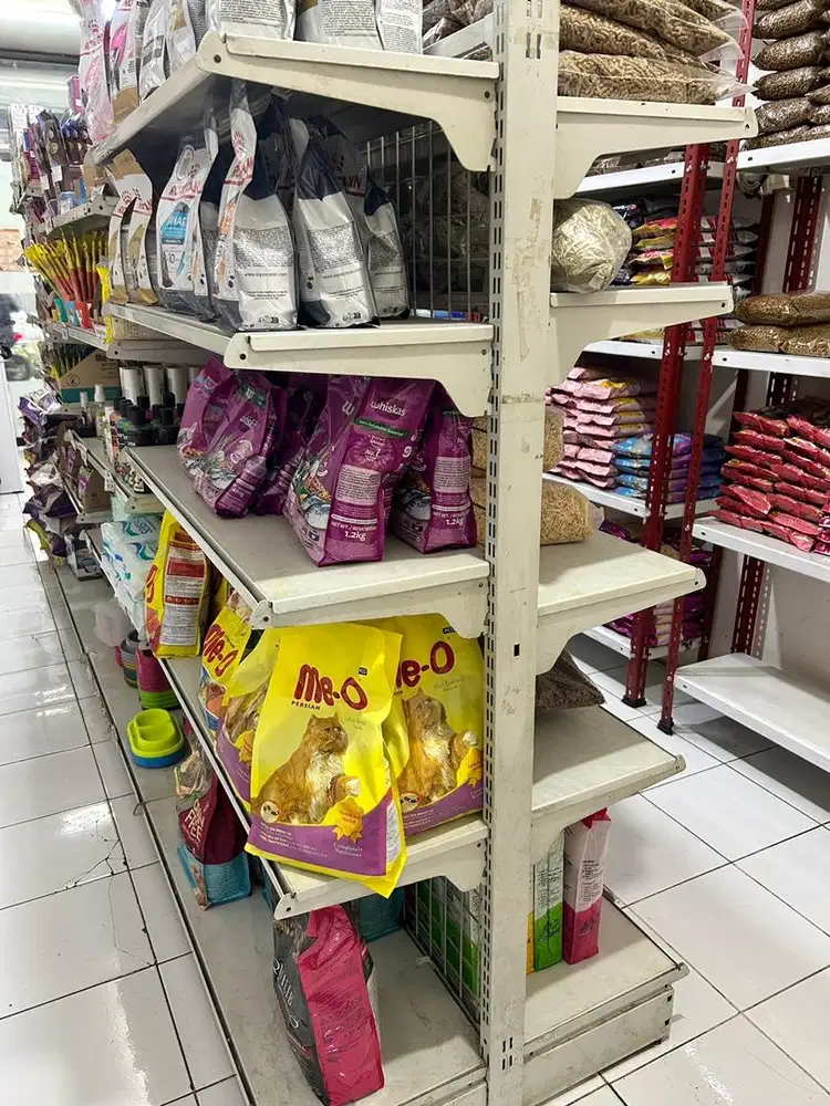 Rak Gondola Supermarket Bekas