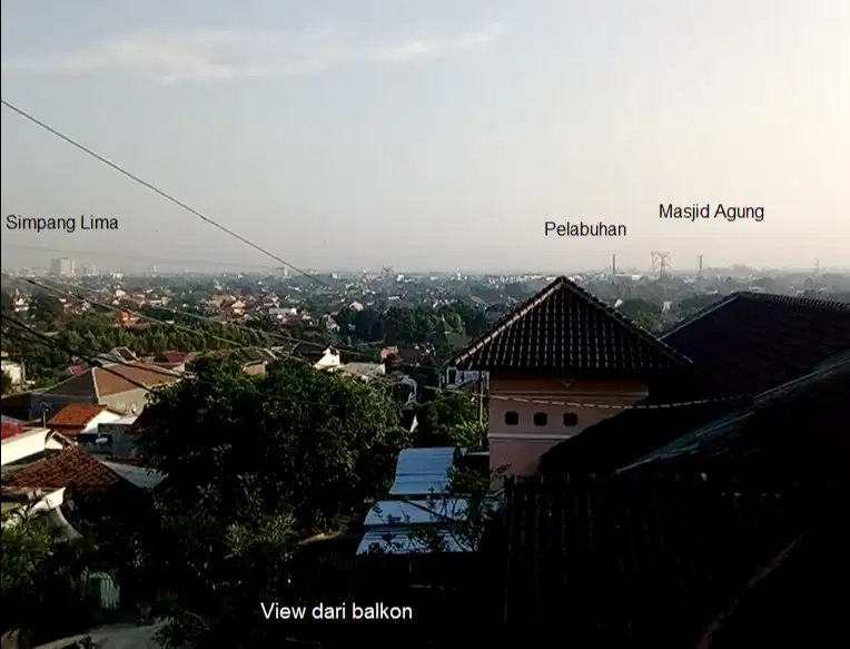 Dijual rumah tengah kota view bagus