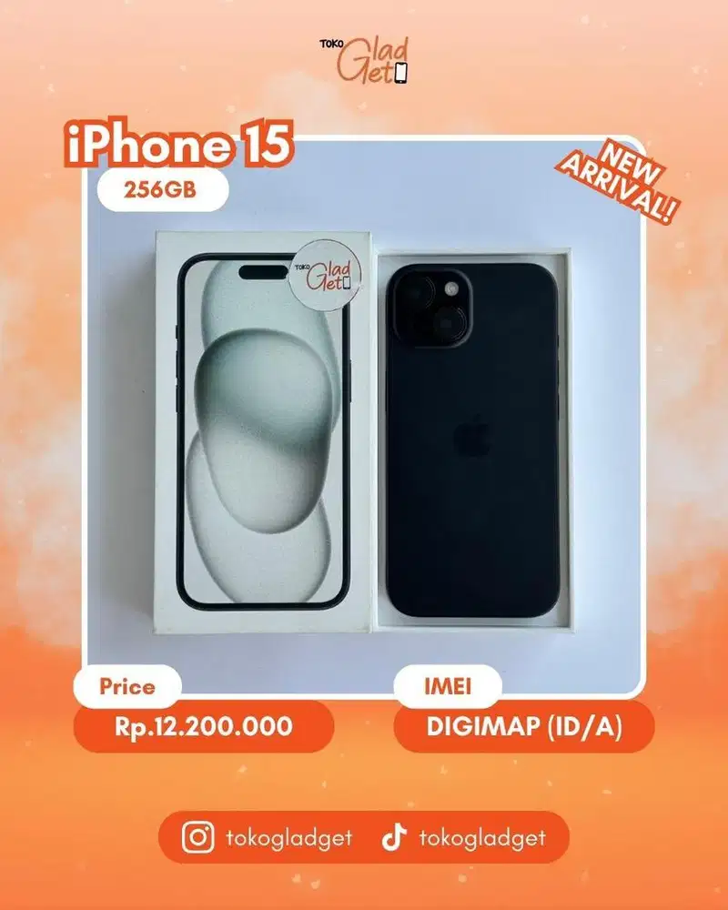 iPhone 15 Basic 256 Gb ex IBOX/DIGIMAP