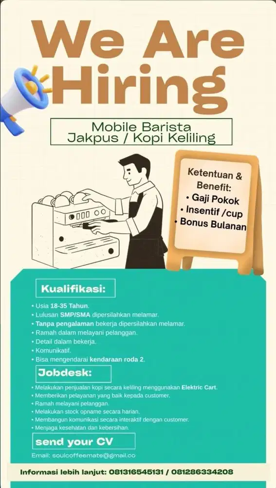 Ridee Kopi Keliling Urgent