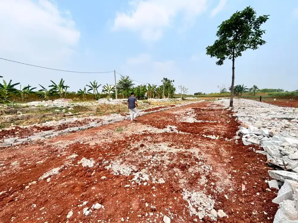 Dijual Murah Tanah Kavling Dekat Stasiun Citayam, SHM Bisa Cicil 12x Flat