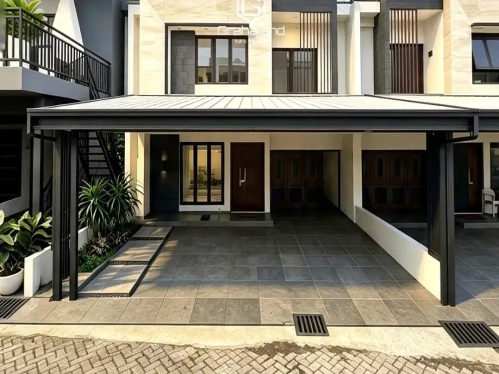 RUMAH BARU MODERN DALAM CLUSTER STRATEGIS DEKAT STASIUN LENTENG AGUNG JAKARTA SELATAN