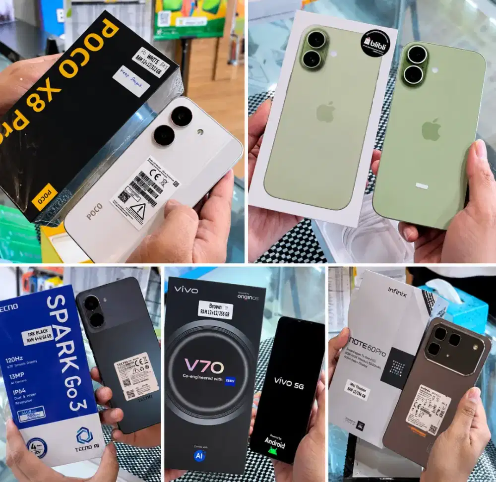 Cash/Kredit Handphone Semua Tipe mulai dari android/Iphone tanpa dp