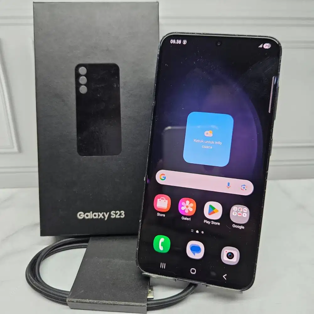 Samsung Galaxy S23 8/256GB Black SEIN Resmi Mulus Fullset No Minus