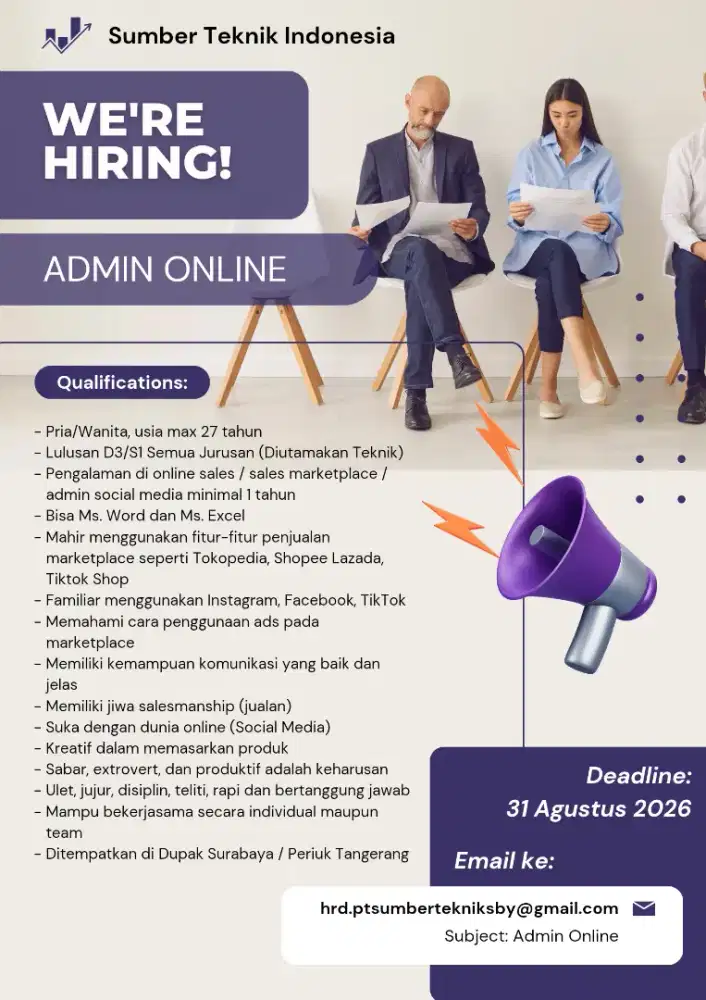 Admin Online & Office Boy
