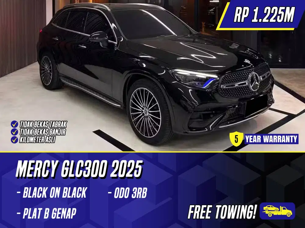 Mercedes Benz GLC300 AMG 2025 NIK 2024 Black Hitam Mercy GLC 300