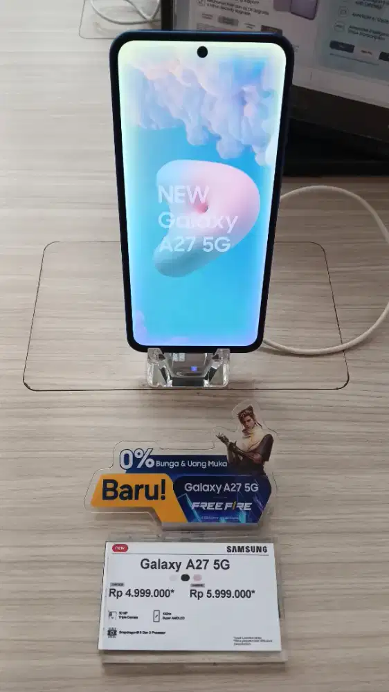 Samsung A27 serbu promo pakai home kredit aja bunga 0%, cicilan ringan