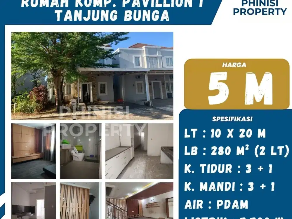 DIJUAL Rumah di Pavillion Tanjung Bunga