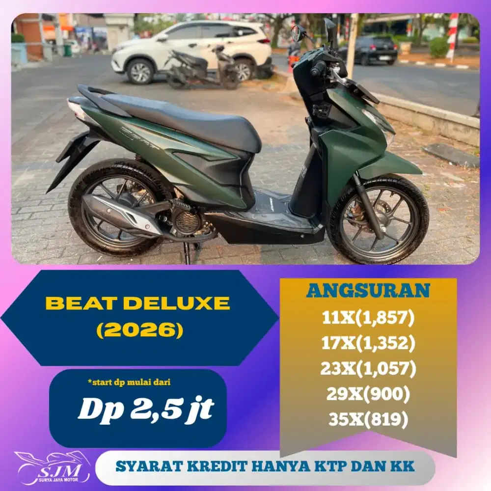 HONDA BEAT DELUXE 2025 MESIN HALUS