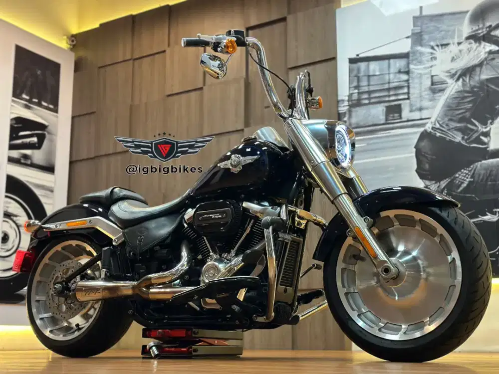 Harley Fatboy Midnight Blue 2019