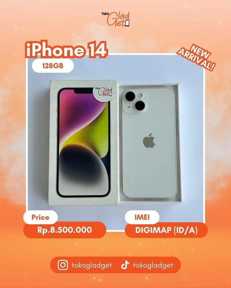 iPhone 14 Basic 128 Gb ex IBOX/DIGIMAP