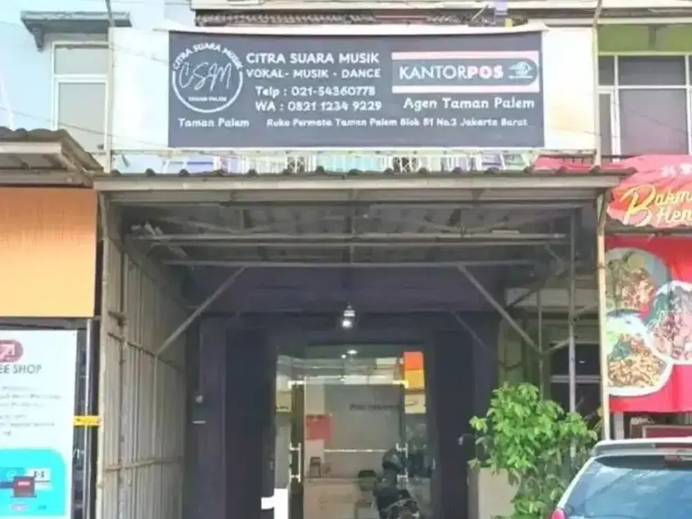 Ruko Permata Taman Palem hadap boulevard