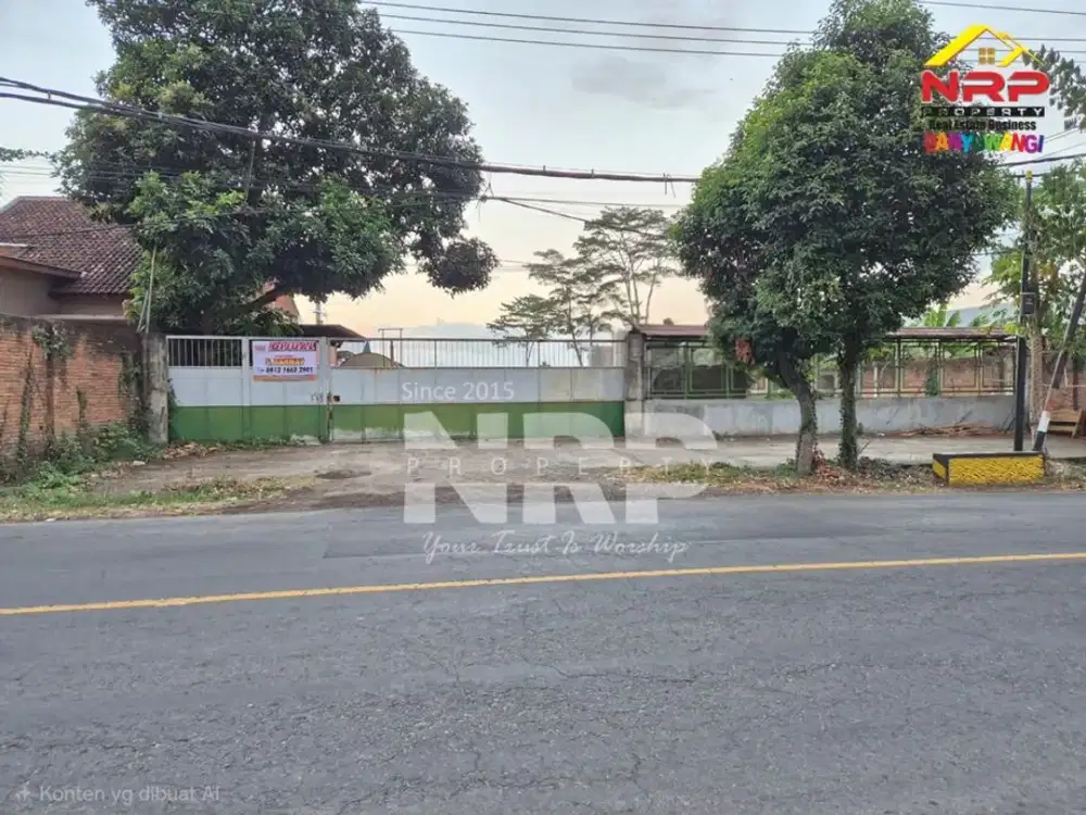 Dijual Gudang Strategis di Ruas Jl. Provinsi Banyuwangi