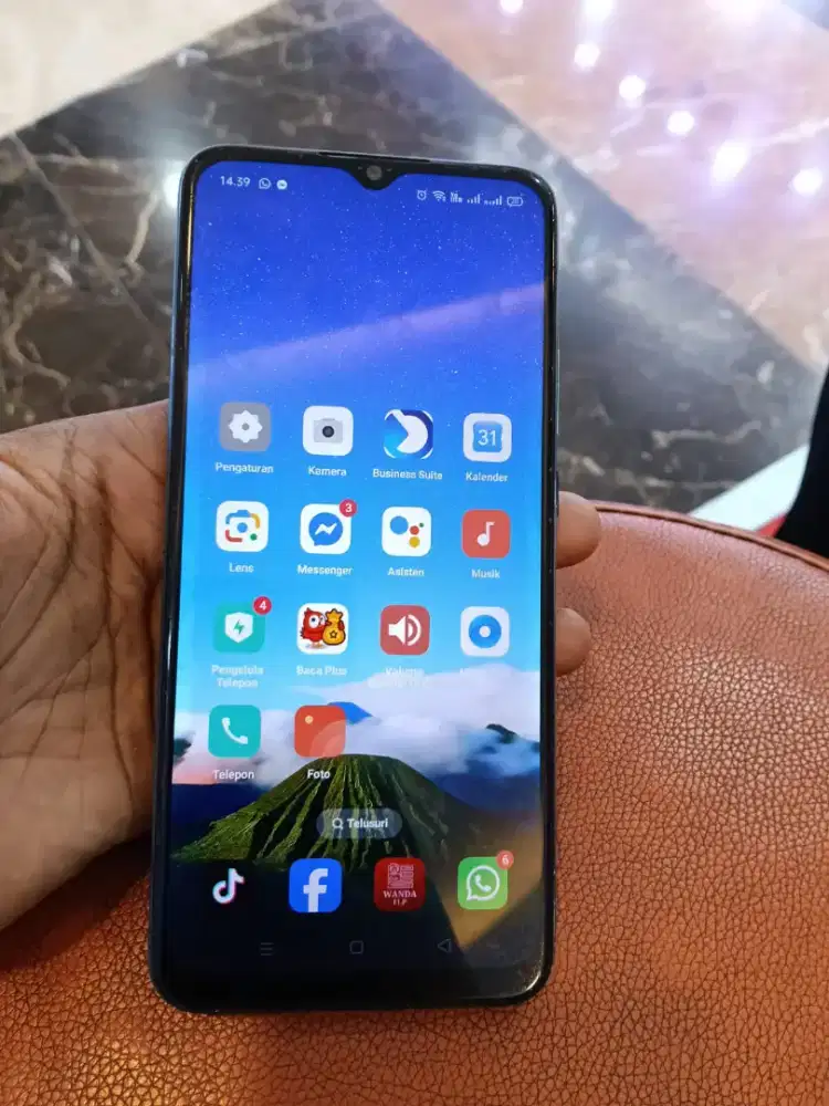 Jual hp Oppo A15s  apa adanya belum prnah ganti Lcd
