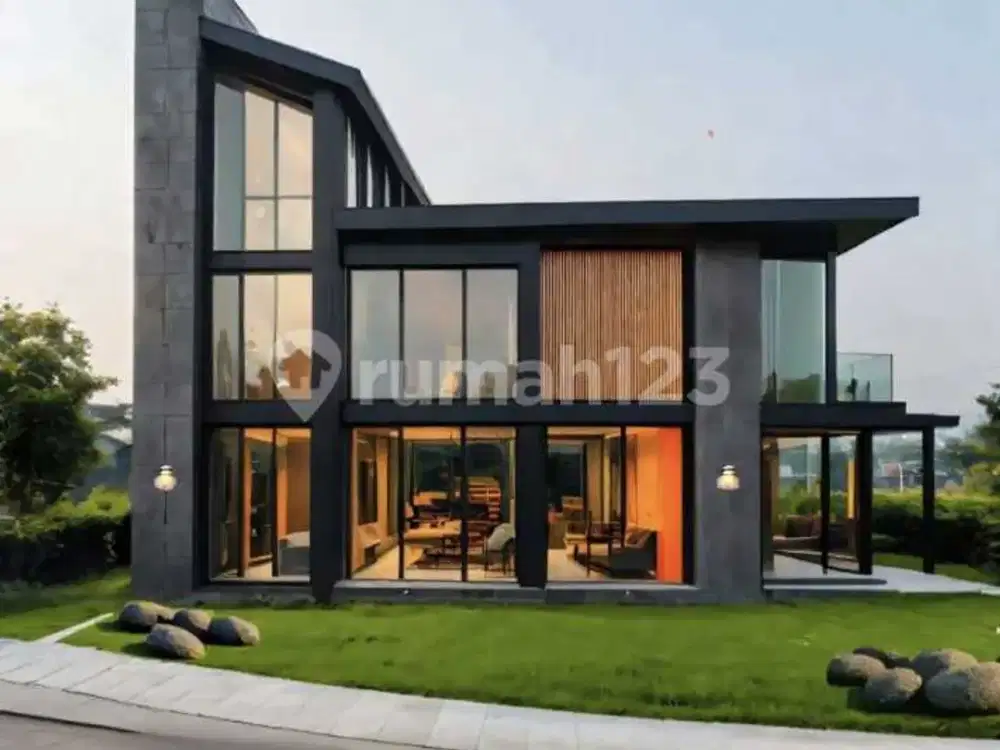 Rumah Dijual Desain Arsitek Kontemporer Lokasi Baru di Bsd Eminent