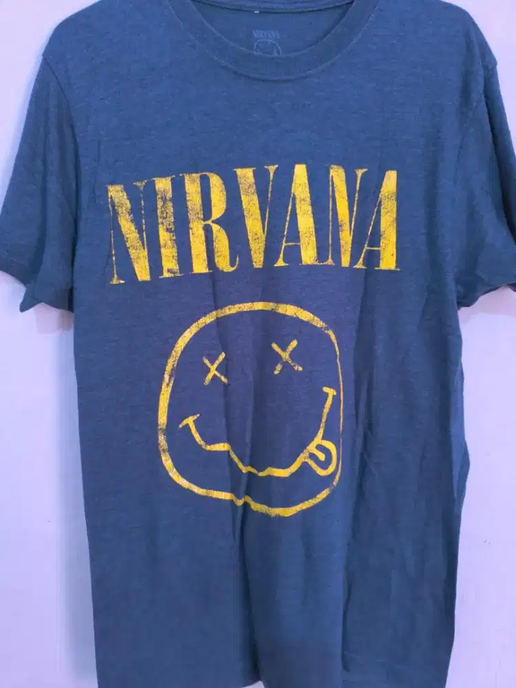 Original Nirvana kaos band built up bkn metallica acdc avenged zara