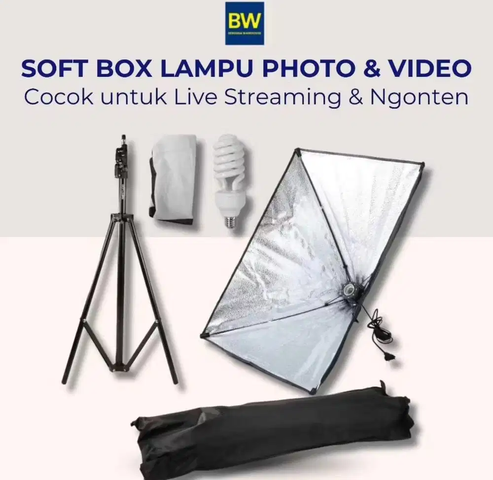 DIJUAL CEPET : SOFT BOX LAMPU