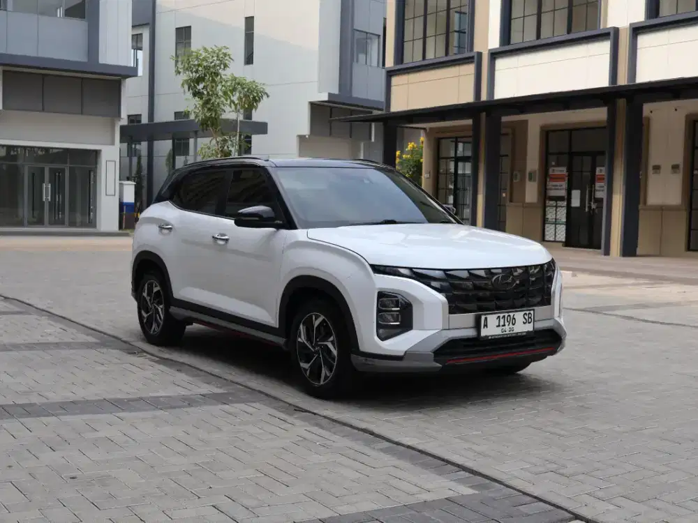 HYUNDAI CRETA PRIME TWO TONE AT 2024 KM 19 RB PUTIH