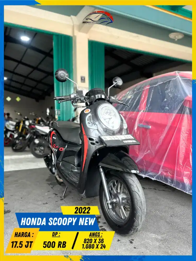 HONDA SCOOPY NEW 2022 NEGO SAMPE DEAL LURR HIKMAH MOTOR KEPUH MALANG