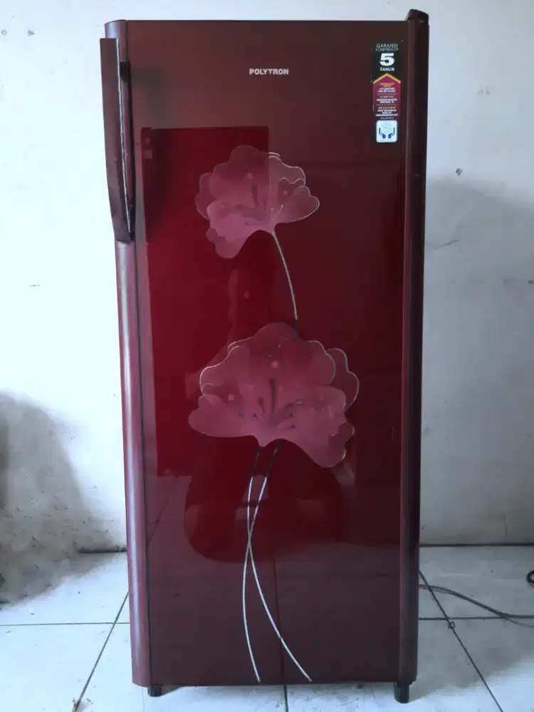 kulkas POLYTRON BELLEZA 1 PINTU KACA
