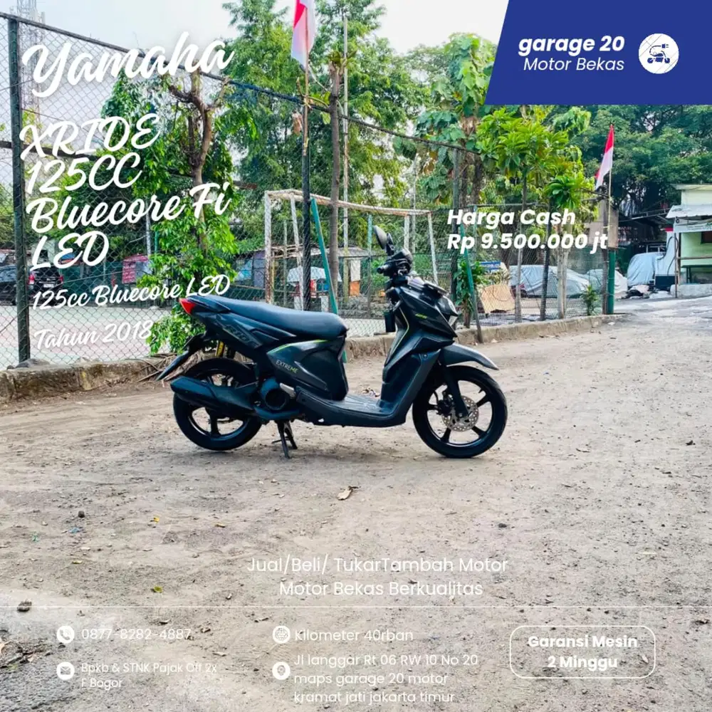 Yamaha X_Ride 125cc Bluecore Fi LED Tahun 2018