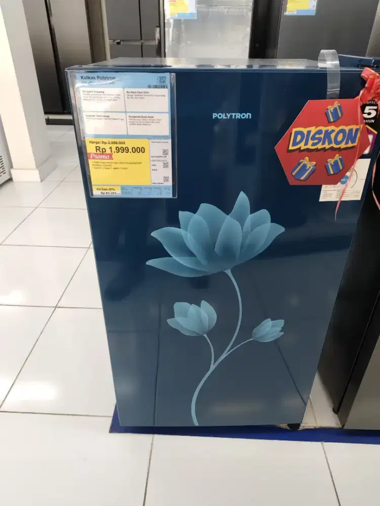 Kulkas plytron cicilan bunga hingga 0% menggunakan Kredivo