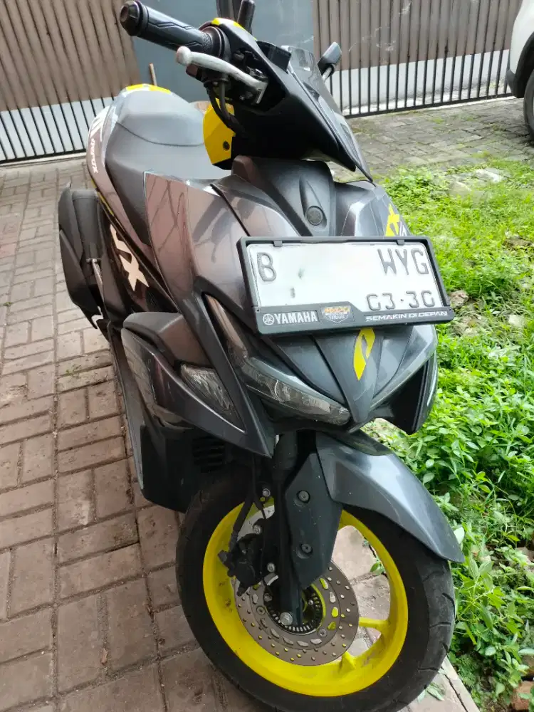 Yamaha AEROX 2020. Kuning. KM.4800 Asli.Service Yamaha