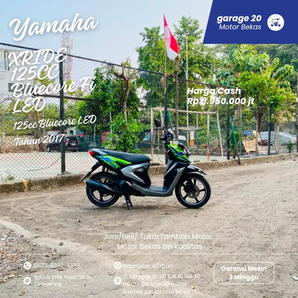 Yamaha X_Ride 125cc LED Fi Bluecore Tahun 2017