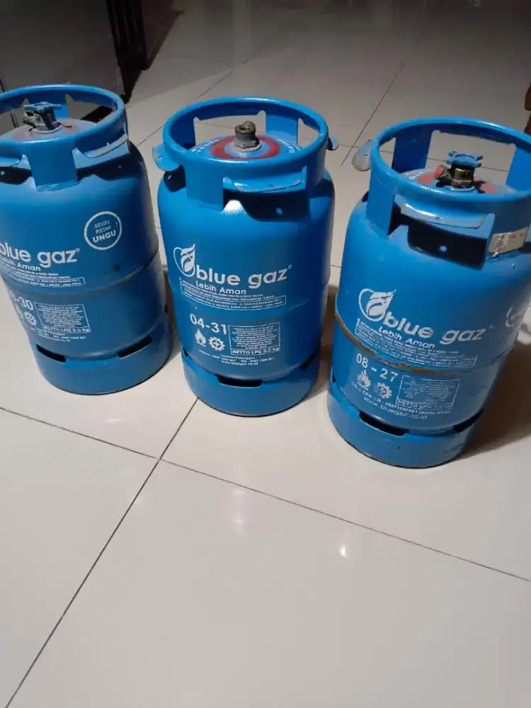 Tabung Gas Blue Gas Kosong Siap Pakai