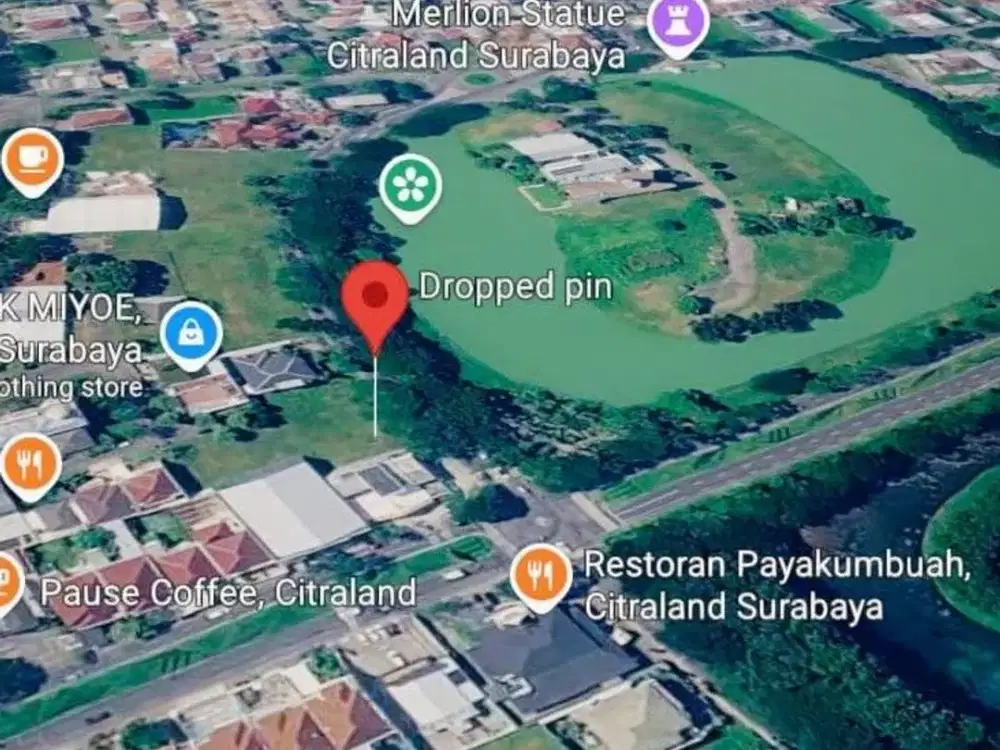 Dijual Kavling komersial lokasi terdepan dengan view danau di Citraland