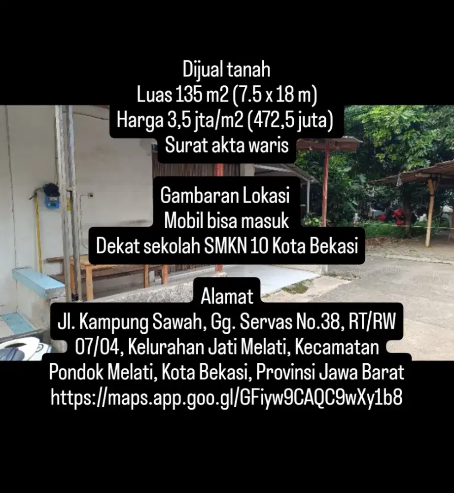 Jual Tanah dan Bangunan
