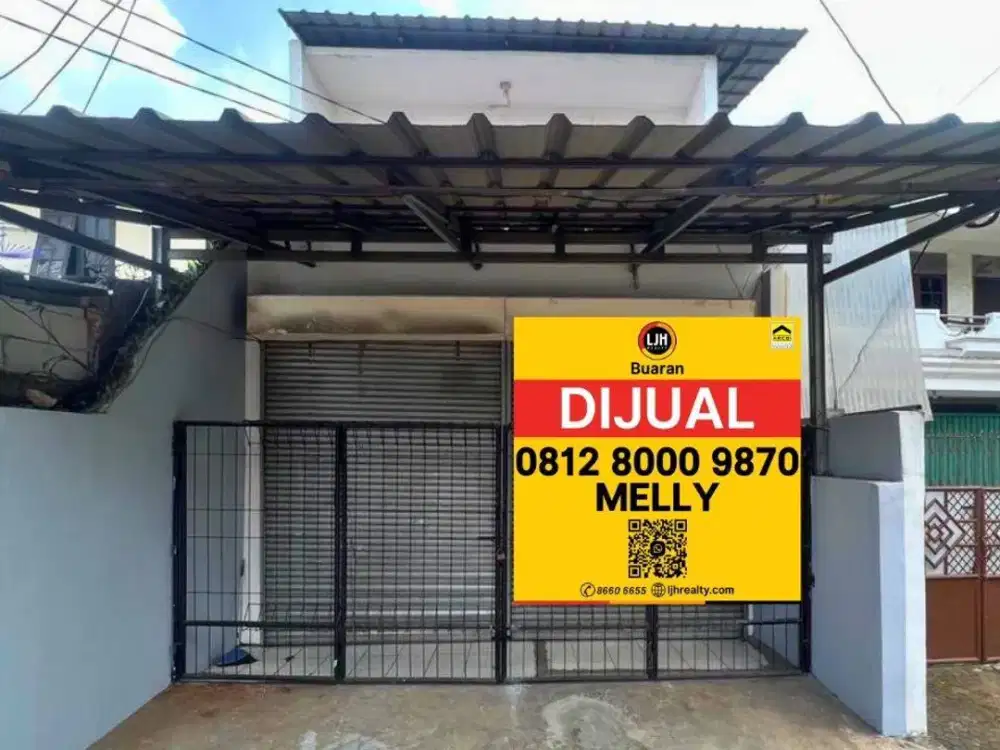 Dijual Ruko Jalan Pendidikan Duren Sawit Jakarta Timur