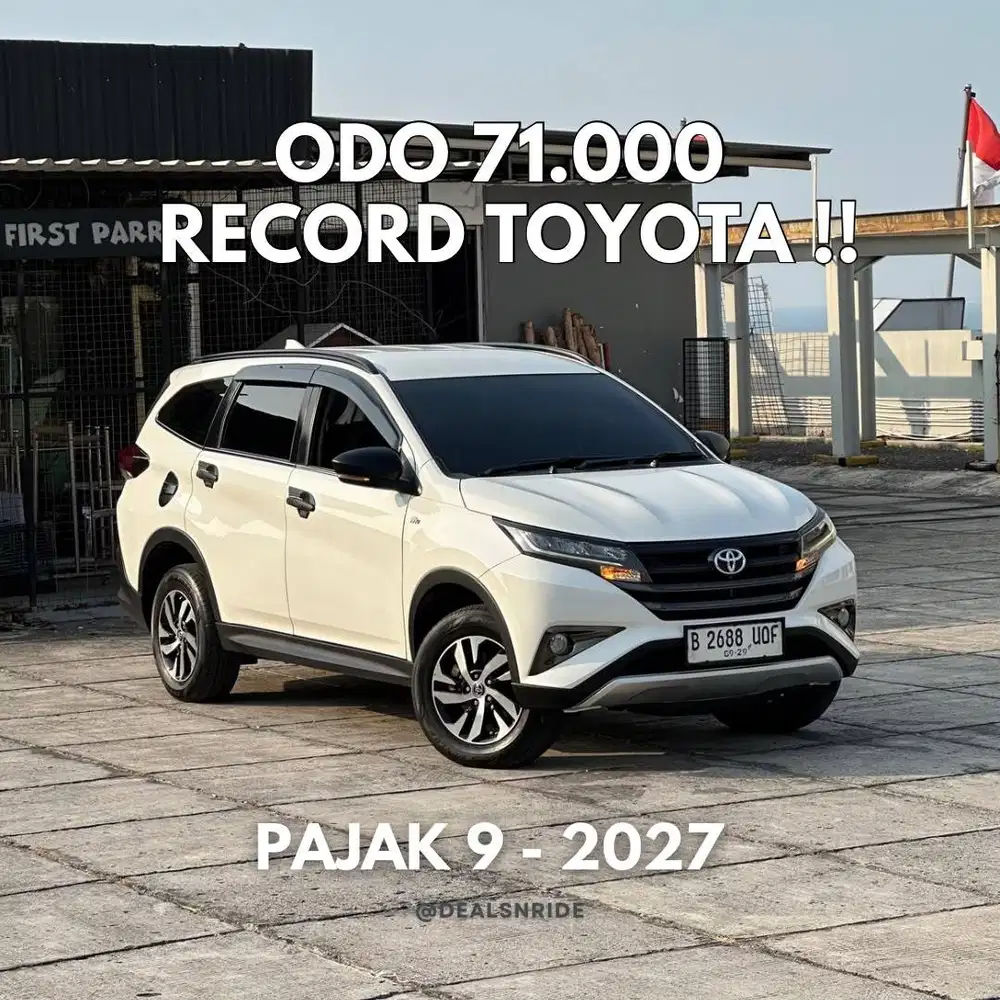 ODO 71.000 ANTIKK !! PAJAK 9/2027 TOYOTA RUSH G AT 2019 SIAP PAKAI