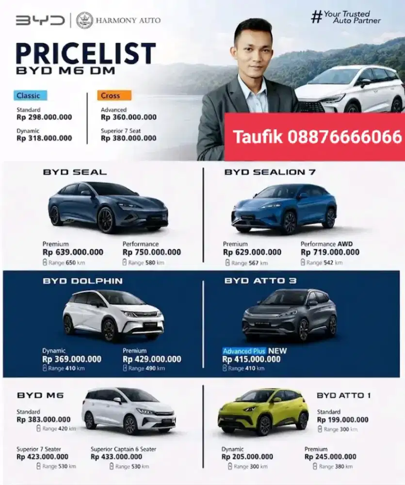 Sales mobil BYD Freelance