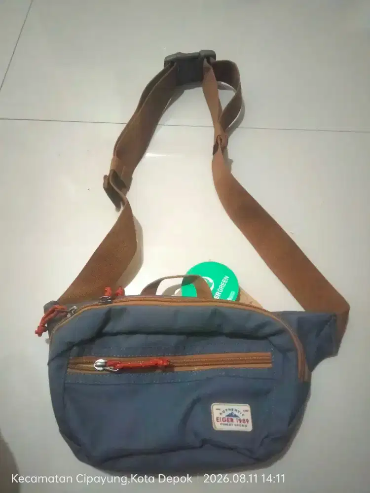 EIGER grapnel waist bag  / tas pinggang pria 1989