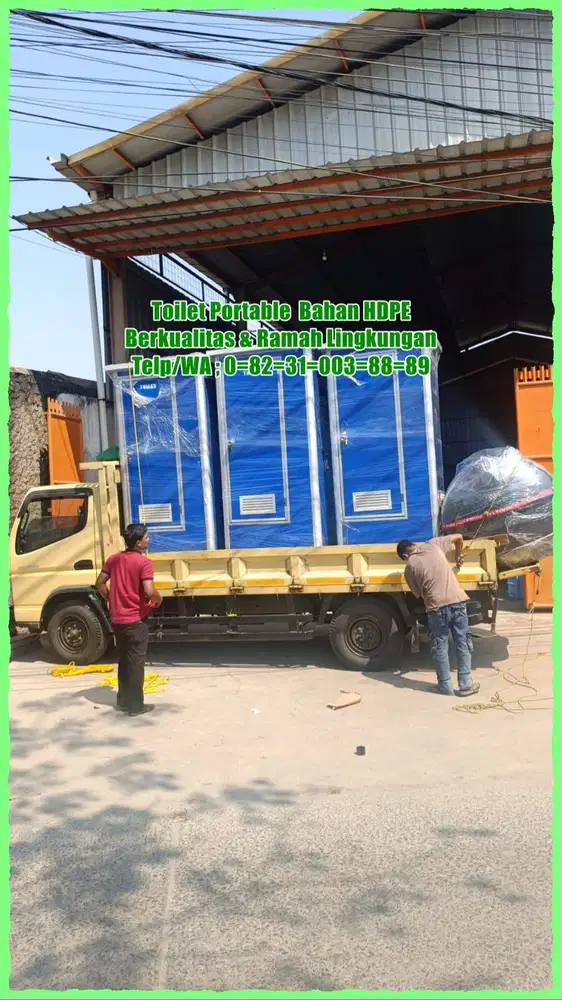 TOILET EVENT HDPE - TOILET PORTABLE - TOILET PROYEK BAHAN HDPE